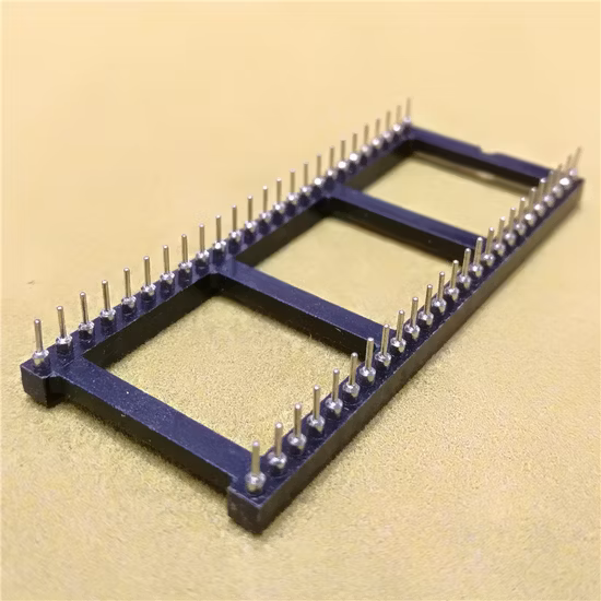 Presa IC pin terminale macchina con connettore dritto passo 2,54 mm