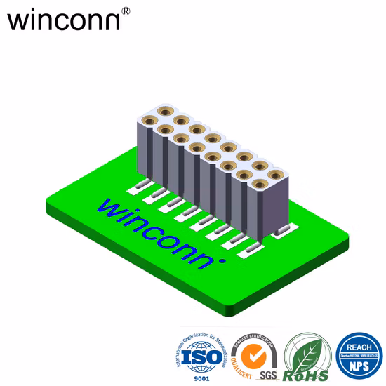 Presa IC da 2,54 mm con connettore SMT