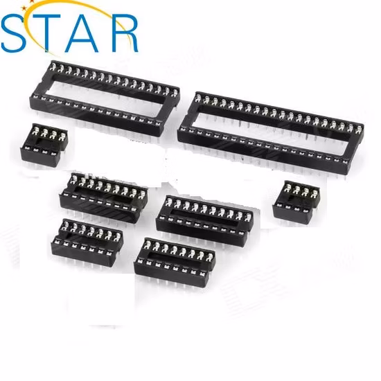 2.54 Passo 6p 8p 14p 20p 24p 28p 32p 40p 64p Pin presa IC